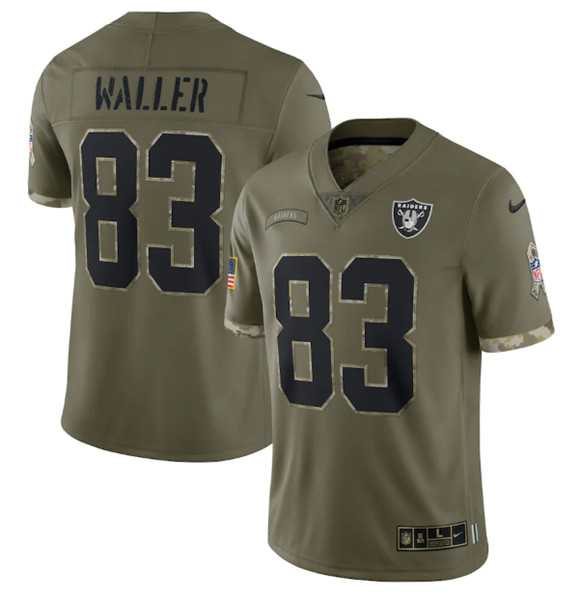 Men's Las Vegas Raiders #83 Darren Waller 2022 Olive Salute To Service Limited Stitched Jersey,We sell and wholesale Men's Las Vegas Raiders #83 Darren Waller 2022 Olive Salute To Service Limited Stitched Jersey on line form chian!